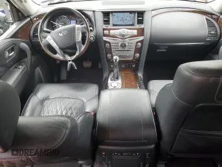 2019 Infiniti QX80 LUXE with VIN JN8AZ2ND6K9850428, listed as a Copart auction lot 71494304 with 60,426 mi miles and Salvage Title. Bid and sale history available at carsss.com. Image 8.