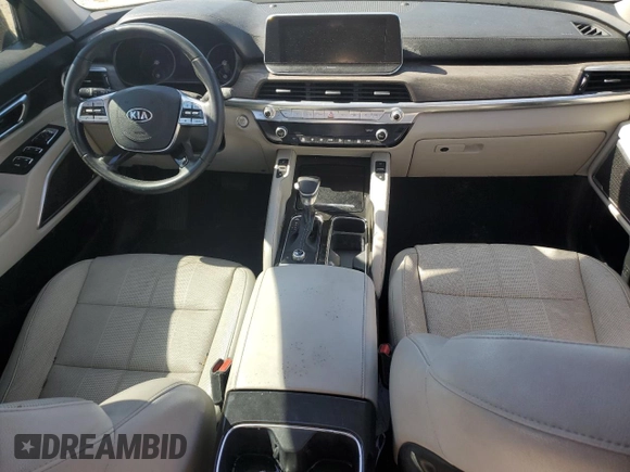 2020 Kia Telluride EX with VIN 5XYP34HC9LG001075, listed as a Copart auction lot 46814085 with 95,428 mi miles and Salvage Title. Bid and sale history available at DreamBid. Image 8.