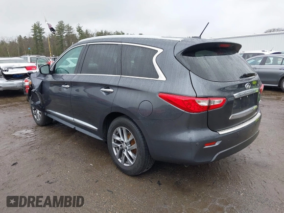 2014 Infiniti QX60 with VIN 5N1AL0MM8EC535569, listed as a IAAI auction lot 41961794 with 126,094 mi miles and . Bid and sale history available at DreamBid. Image 3.