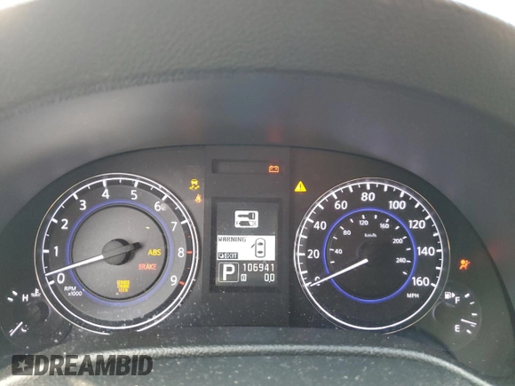 2015 Infiniti Q40 with VIN JN1CV6AP6FM501329, listed as a Copart auction lot 52228975 with 106,941 mi miles and Salvage Title. Bid and sale history available at carsss.com. Image 9.