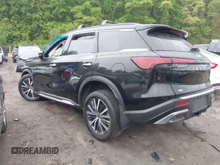 2024 Infiniti QX60 Autograph with VIN 5N1DL1HUXRC356369, listed as a IAAI auction lot 42312323 with 12,987 mi miles and . Bid and sale history available at DreamBid. Image 3.