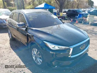 2019 Infiniti QX50 Essential with VIN 3PCAJ5M33KF148215, listed as a IAAI auction lot 42092174 with 82,604 mi miles and . Bid and sale history available at DreamBid. Image 6.