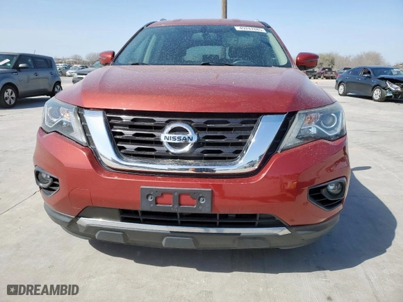 2017 Nissan Pathfinder S with VIN 5N1DR2MN3HC626222, listed as a Copart auction lot 49747885 with 176,183 mi miles and Clean Title. Bid and sale history available at carsss.com. Image 5.