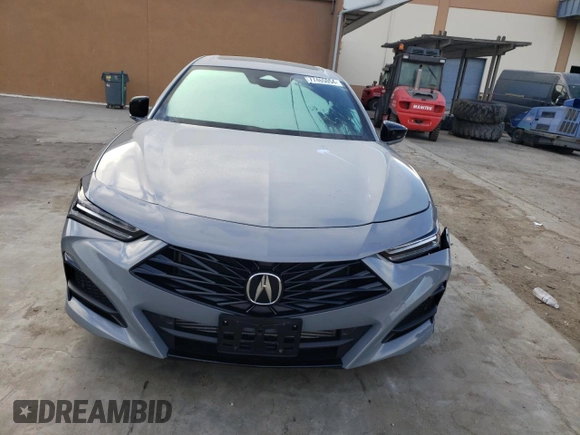 2024 Acura TLX w/A-Spec Package with VIN 19UUB6F59RA000539, listed as a Copart auction lot 77465054 with 4,739 mi miles and Salvage Title. Bid and sale history available at carsss.com. Image 5.