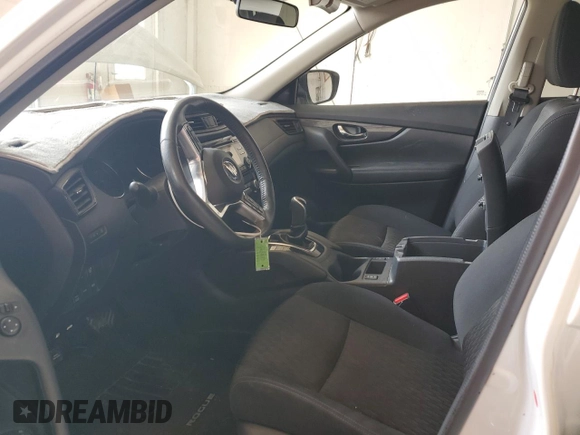 2017 Nissan Rogue S with VIN KNMAT2MV6HP502835, listed as a Copart auction lot 60999025 with 104,832 mi miles and Salvage title. Bid and sale history available at DreamBid. Image 7.