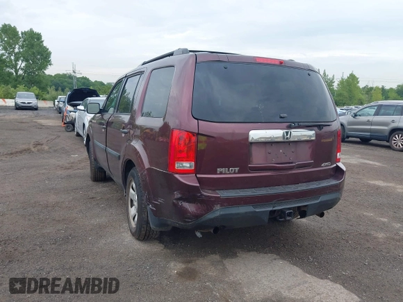 2013 Honda Pilot LX with VIN 5FNYF4H25DB029032, listed as a IAAI auction lot 42661736 with 128,096 mi miles and . Bid and sale history available at DreamBid. Image 6.