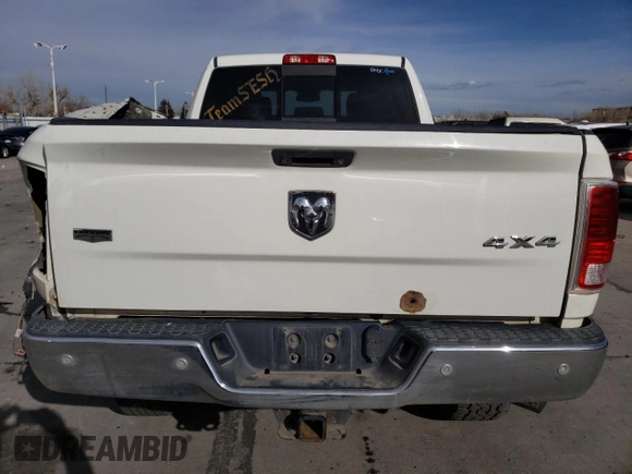 2018 Ram 2500 Laramie with VIN 3C6UR5FJ6JG223751, listed as a Copart auction lot 81714234 with 102,943 mi miles and Salvage title. Bid and sale history available at DreamBid. Image 6.