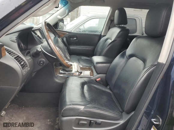 2017 Infiniti QX80 with VIN JN8AZ2NE4H9161151, listed as a Copart auction lot 44584545 with 141,659 mi miles and Salvage Title. Bid and sale history available at carsss.com. Image 7.