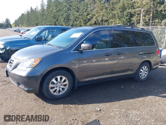 2010 Honda Odyssey EX-L with VIN 5FNRL3H67AB087262, listed as a IAAI auction lot 41999995 with 153,186 mi miles. Bid and sale history available at carsss.com. Image 2.