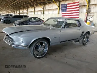 1969 Ford Mustang z VIN 9F01M120206, wystawiony jako Copart lot #50981235 z przebiegiem 34 128 mil mil oraz Czysty tytuł • Clean title. Historia ofert i sprzedaży dostępna na DreamBid. Obrazek 1.