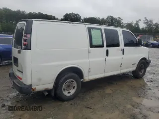2003 Chevrolet Express Cargo with VIN 1GCGG25U831126705, listed as a Copart auction lot 73466744 with 265,323 mi miles and Salvage Title. Bid and sale history available at DreamBid. Image 3.