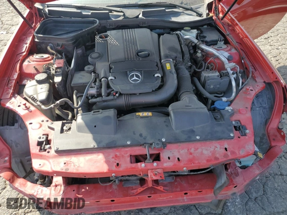 2014 Mercedes-Benz SLK 250 z VIN WDDPK4HA2EF088590, wystawiony jako Copart lot #75963374 z przebiegiem 82 299 mil mil oraz Szkoda całkowita • Salvage title. Historia ofert i sprzedaży dostępna na DreamBid. Obrazek 11.