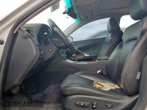 2007 Lexus IS 250 with VIN JTHCK262475009579, listed as a Copart auction lot 65631245 with 185,606 mi miles and Clean title. Bid and sale history available at DreamBid. Image 7.