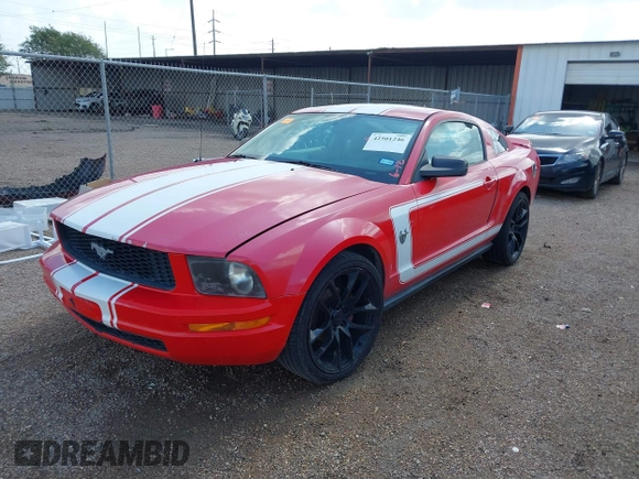 2006 Ford Mustang Standard with VIN 1ZVFT80N765145203, listed as a IAAI auction lot 42501246 with 124,891 mi miles and . Bid and sale history available at DreamBid. Image 2.
