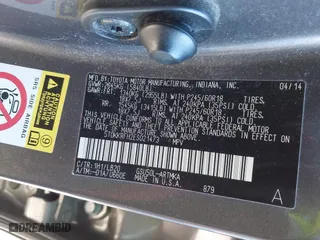 2014 Toyota Highlander XLE with VIN 5TDKKRFH2ES021473, listed as a IAAI auction lot 41809149 with 220,867 mi miles. Bid and sale history available at carsss.com. Image 9.