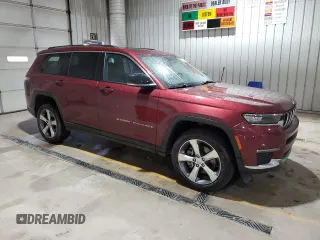 2021 Jeep Grand Cherokee Limited with VIN 1C4RJKBG1M8173351, listed as a Copart auction lot 56490185 with 46,604 mi miles and Salvage Title. Bid and sale history available at DreamBid. Image 4.