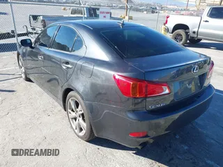 2009 Lexus IS 250 with VIN JTHBK262592084131, listed as a IAAI auction lot 41338249 with Not Provided miles. Bid and sale history available at carsss.com. Image 3.