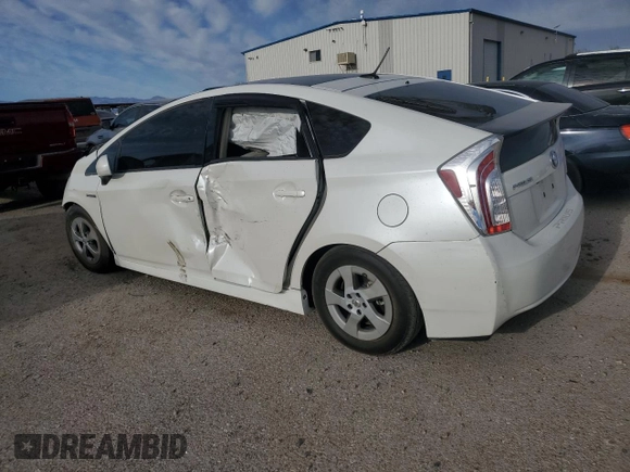 2015 Toyota Prius Four with VIN JTDKN3DU4F0408163, listed as a Copart auction lot 53390595 with 0 mi miles and Salvage Title. Bid and sale history available at carsss.com. Image 2.