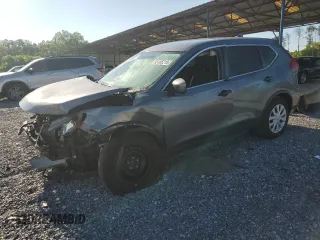 2017 Nissan Rogue S with VIN KNMAT2MV2HP508065, listed as a Copart auction lot 55185215 with 88,076 mi miles and Salvage title. Bid and sale history available at DreamBid. Image 1.
