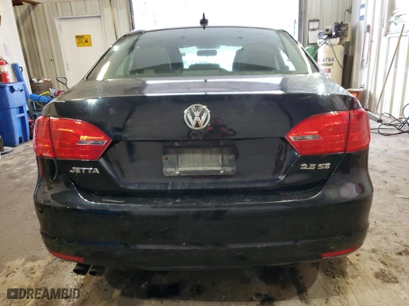2012 Volkswagen Jetta Sedan SE w/Convenience & Sunroof PZEV with VIN 3VWDP7AJ7CM360961, listed as a Copart auction lot 47606865 with 180,611 mi miles and Salvage Title. Bid and sale history available at carsss.com. Image 6.