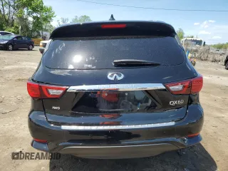 2020 Infiniti QX60 Luxe with VIN 5N1DL0MM5LC514737, listed as a Copart auction lot 55280145 with 93,168 mi miles and Salvage title. Bid and sale history available at DreamBid. Image 6.