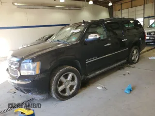 2012 Chevrolet Suburban LTZ with VIN 1GNSKKE76CR120963, listed as a Copart auction lot 45049725 with 321,377 mi miles and Clean Title. Bid and sale history available at carsss.com. Image 1.