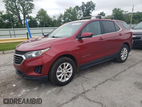 2019 Chevrolet Equinox LT with VIN 3GNAXKEV3KS506652, listed as a Copart auction lot 56591725 with 103,896 mi miles and Salvage title. Bid and sale history available at DreamBid. Image 1.