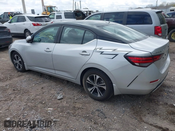 2021 Nissan Sentra SV with VIN 3N1AB8CV0MY208320, listed as a IAAI auction lot 42039115 with 40,728 mi miles and . Bid and sale history available at DreamBid. Image 3.