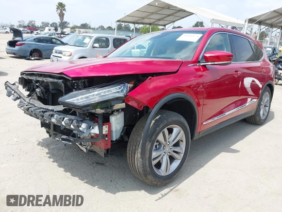 2023 Acura MDX with VIN 5J8YE1H31PL007235, listed as a IAAI auction lot 42111174 with 14,400 mi miles and . Bid and sale history available at DreamBid. Image 18.