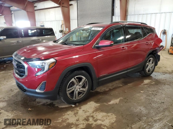 2019 GMC Terrain SLE with VIN 3GKALTEX6KL176385, listed as a Copart auction lot 75203414 with 112,325 mi miles and Salvage Title. Bid and sale history available at carsss.com. Image 1.