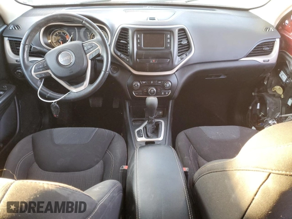 2017 Jeep Cherokee Latitude with VIN 1C4PJLCB4HW518311, listed as a Copart auction lot 41523405 with 62,344 mi miles and Salvage Title. Bid and sale history available at carsss.com. Image 8.