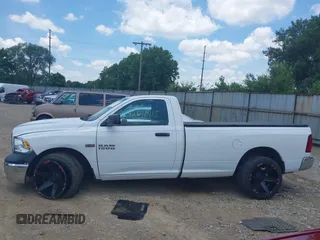 2014 Ram 1500 Tradesman with VIN 3C6JR6DT4EG186606, listed as a IAAI auction lot 42640415 with 113,110 mi miles and . Bid and sale history available at DreamBid. Image 14.