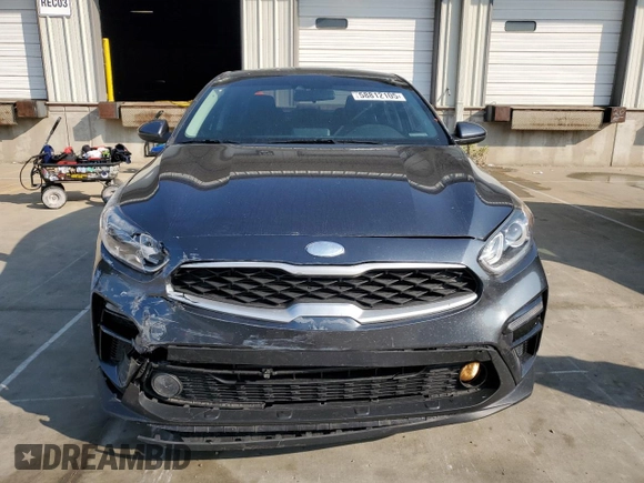 2021 Kia Forte LXS with VIN 3KPF24AD4ME363556, listed as a Copart auction lot 58812105 with 72,407 mi miles and Salvage title. Bid and sale history available at DreamBid. Image 5.