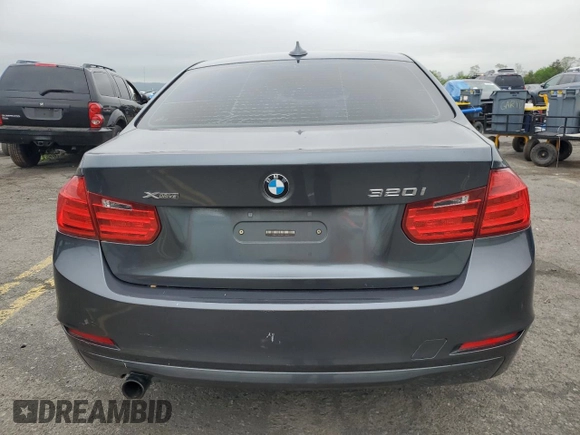 2015 BMW 3 Series 320i xDrive with VIN WBA3C3G52FNT51993, listed as a Copart auction lot 55509295 with 80,320 mi miles and Salvage title. Bid and sale history available at DreamBid. Image 6.