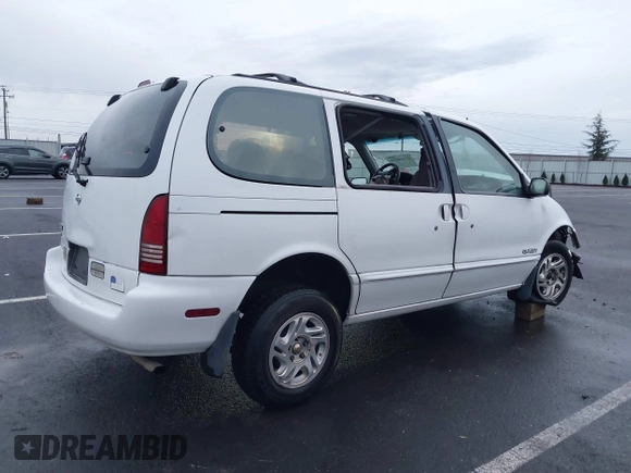 1997 Nissan Quest XE z VIN 4N2DN1119VD816959, wystawiony jako IAAI lot #41144452 z przebiegiem 113 925 mil mil oraz . Historia ofert i sprzedaży dostępna na DreamBid. Obrazek 4.