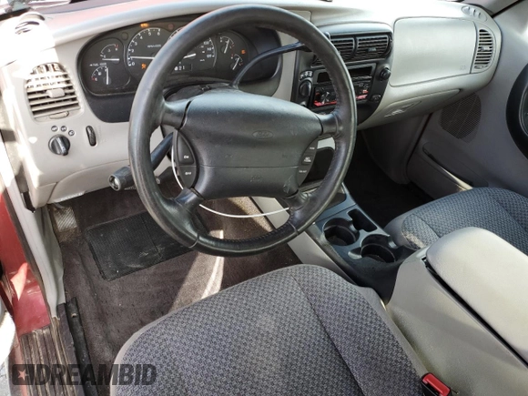 1998 Ford Ranger XL with VIN 1FTZR15X6WPB01133, listed as a Copart auction lot 57138665 with 147,672 mi miles and Salvage title. Bid and sale history available at DreamBid. Image 8.