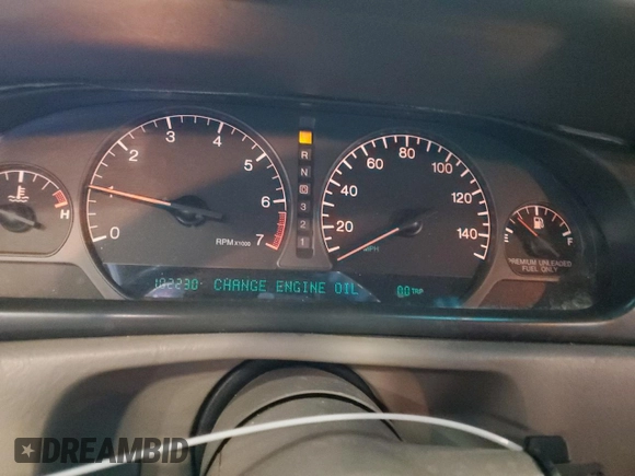 2000 Cadillac Eldorado Touring ETC z VIN 1G6ET1294YU180525, wystawiony jako Copart lot #89253455 z przebiegiem 102 230 mil mil oraz Nie do naprawy • Non repairable. Historia ofert i sprzedaży dostępna na DreamBid. Obrazek 9.