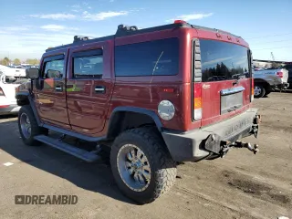 2003 Hummer H2 with VIN 5GRGN23U93H149294, listed as a Copart auction lot 80242304 with 199,675 mi miles and Salvage Title. Bid and sale history available at carsss.com. Image 2.