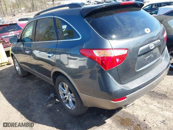 2012 Hyundai Veracruz Limited with VIN KM8NU4CC2CU196846, listed as a IAAI auction lot 41805692 with 174,132 mi miles. Bid and sale history available at carsss.com. Image 3.