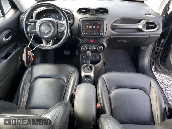 2017 Jeep Renegade Limited with VIN ZACCJBDB9HPF72675, listed as a Copart auction lot 60652875 with 80,552 mi miles and Salvage title. Bid and sale history available at DreamBid. Image 8.