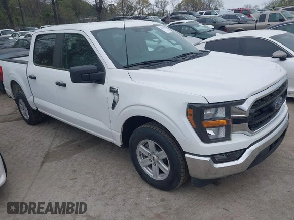 2023 Ford F-150 XL with VIN 1FTEW1C85PKD35491, listed as a IAAI auction lot 41923354 with 51,492 mi miles. Bid and sale history available at carsss.com. Image 1.