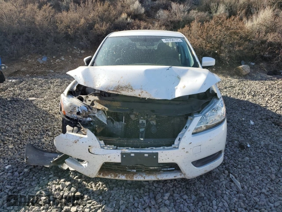 2013 Nissan Sentra FE+ S with VIN 3N1AB7AP7DL767245, listed as a Copart auction lot 46358725 with 61,035 mi miles and Salvage Title. Bid and sale history available at DreamBid. Image 5.