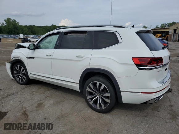 2022 Volkswagen Atlas SEL Premium R-Line with VIN 1V2FR2CA8NC502145, listed as a Copart auction lot 64388755 with Not provided miles and Salvage title. Bid and sale history available at DreamBid. Image 2.
