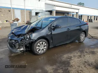 2019 Toyota Prius LE z VIN JTDL9RFU2K3007115, wystawiony jako Copart lot #59847785 z przebiegiem 180 820 mil mil oraz Szkoda całkowita • Salvage title. Historia ofert i sprzedaży dostępna na DreamBid. Obrazek 1.