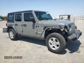 2021 Jeep Wrangler Unlimited Sport S z VIN 1C4HJXDN7MW527762, wystawiony jako Copart lot #54991125 z przebiegiem 83 382 mil mil oraz Szkoda całkowita • Salvage title. Historia ofert i sprzedaży dostępna na DreamBid. Obrazek 4.