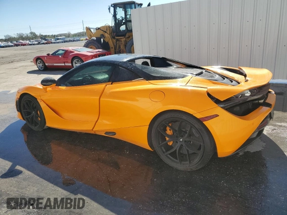 2021 McLaren 720S z VIN SBM14FCA3MW005994, wystawiony jako Copart lot #74940764 z przebiegiem Nie podano mil oraz Nie do naprawy. Historia ofert i sprzedaży dostępna na DreamBid. Obrazek 2.