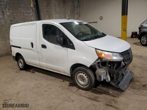 2015 Chevrolet City Express Cargo Van LS with VIN 3N63M0YN3FK696286, listed as a Copart auction lot 50170795 with 114,436 mi miles and Salvage Title. Bid and sale history available at carsss.com. Image 4.