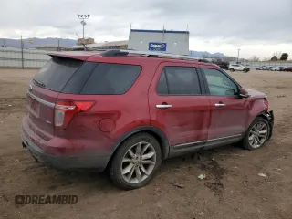 2015 Ford Explorer Limited with VIN 1FM5K8F83FGA86413, listed as a Copart auction lot 44862905 with 130,859 mi miles and Salvage Title. Bid and sale history available at DreamBid. Image 3.