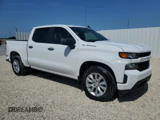 2022 Chevrolet Silverado 1500 Custom with VIN 1GCPWBEK7NZ140147, listed as a Copart auction lot 54241265 with 91,465 mi miles and Clean Title. Bid and sale history available at DreamBid. Image 4.