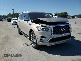2021 Infiniti QX80 SENSORY with VIN JN8AZ2BE0M9268602, listed as a Copart auction lot 71947824 with 46,269 mi miles and Salvage Title. Bid and sale history available at carsss.com. Image 12.